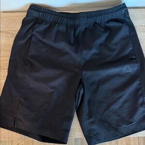 Reebok Men’s Black Performance Athletic Shorts